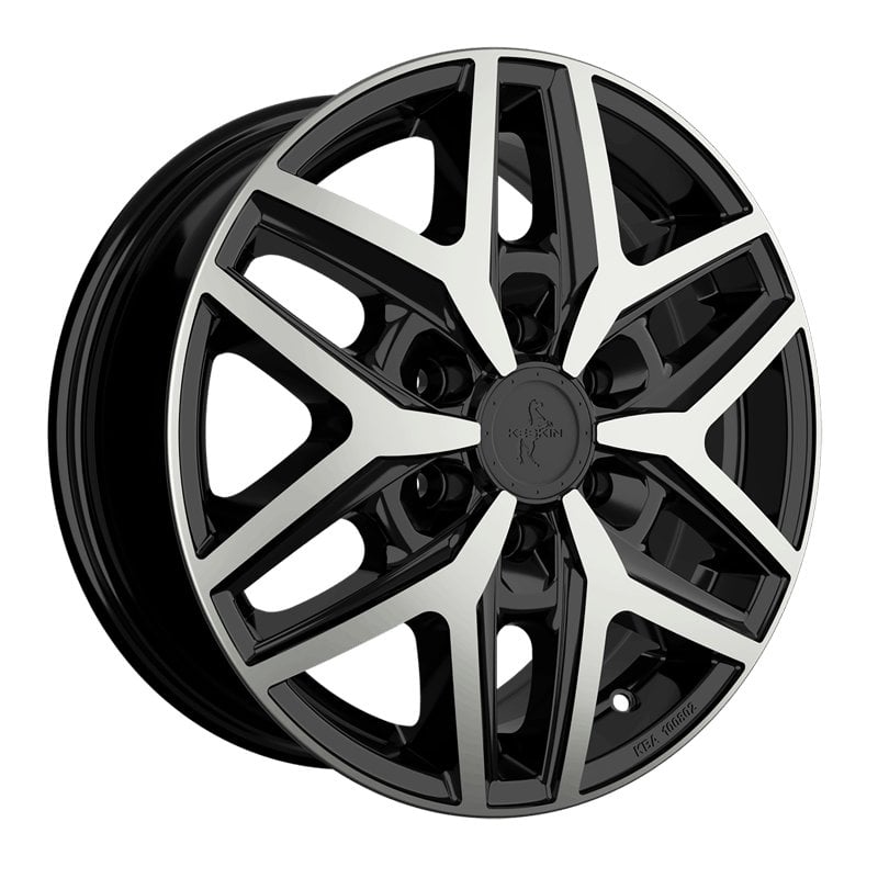 Jantă Keskin Tuning KT C1-6L 6.5Jx16 ET60 6x130 BLACK FRONT POLISH