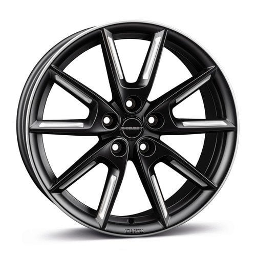 Jantă Borbet LX19 8Jx19 ET50 5x114.3 black matt silver spoke rim