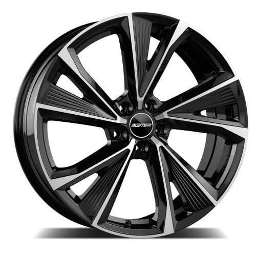 Jantă GMP Evento 7.5Jx18 ET46 5x100 Black Diamond