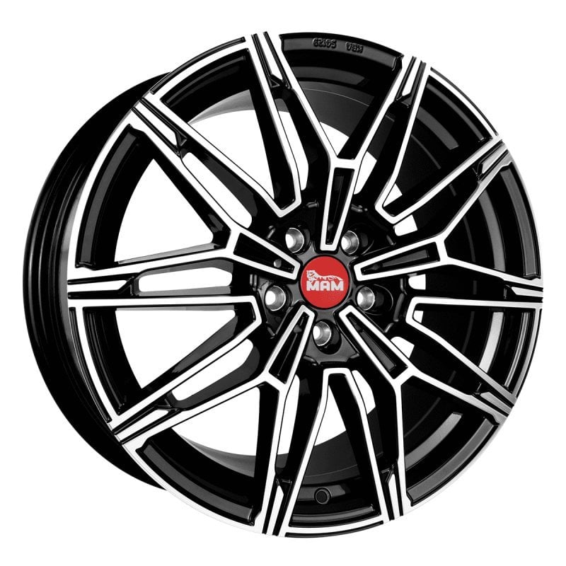 Jantă MAM B3 8.5Jx19 ET20 5x120 Felgen BLACK FRONT POLISH