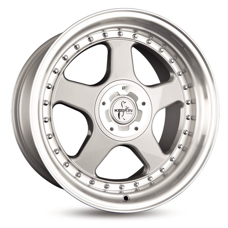 Jantă Keskin Tuning KT1 10Jx18 ET18 5x120 SILVER LIP POLISH