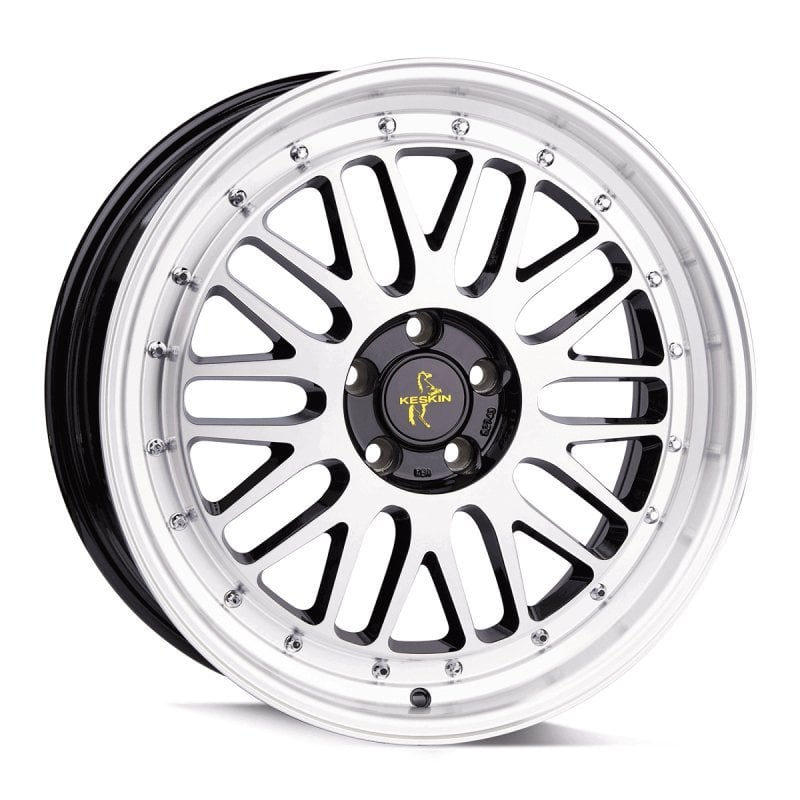 Jantă Keskin Tuning KT22 8.5Jx19 ET30 5x100 BLACK FRONT POLISH