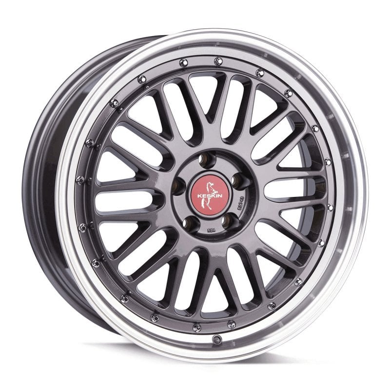 Jantă Keskin Tuning KT22 8.5Jx19 ET30 5x112 TITAN GREY LIP POLISH