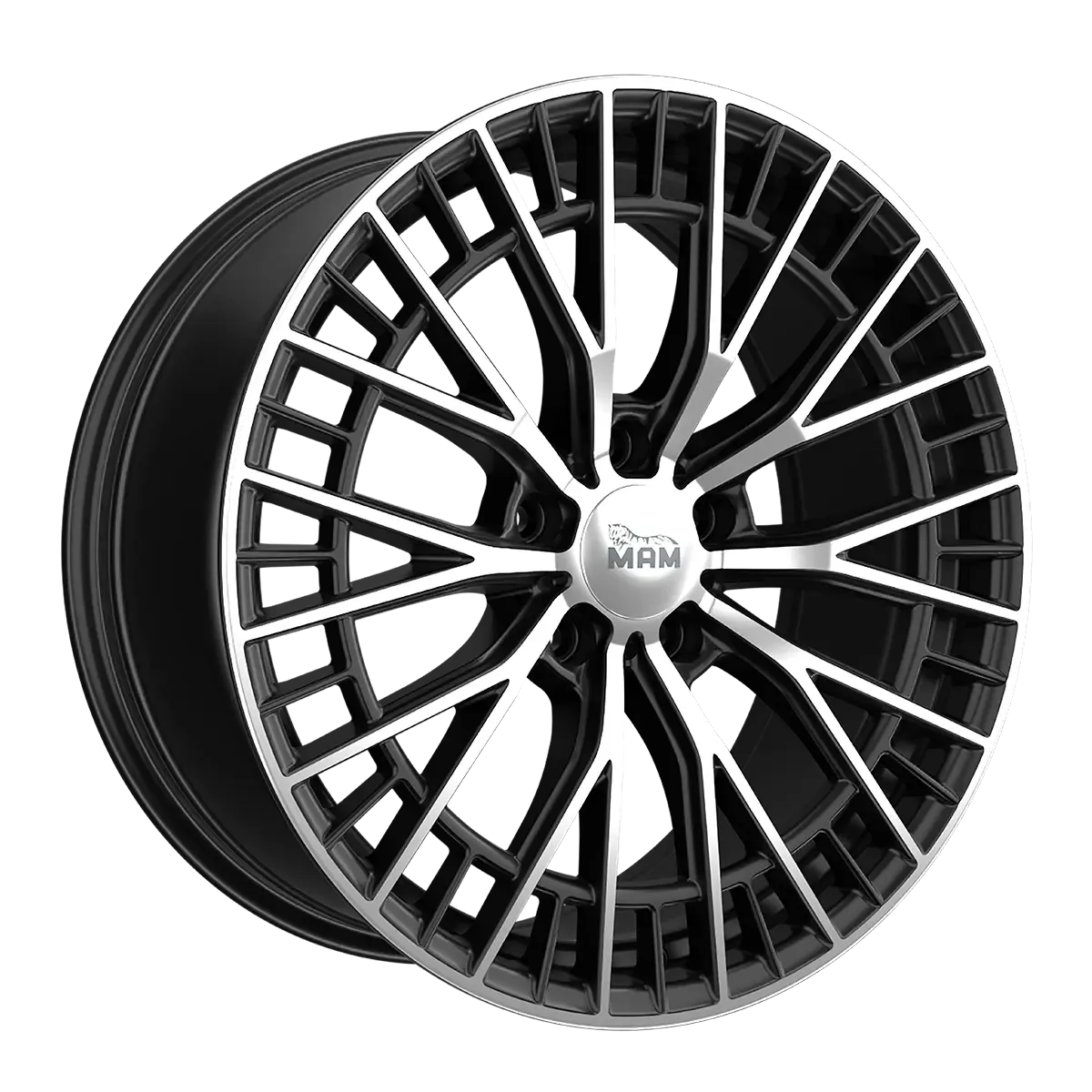 Jantă MAM GT2 8.5Jx19 ET35 5x114.3 Felgen BLACK FRONT POLISH