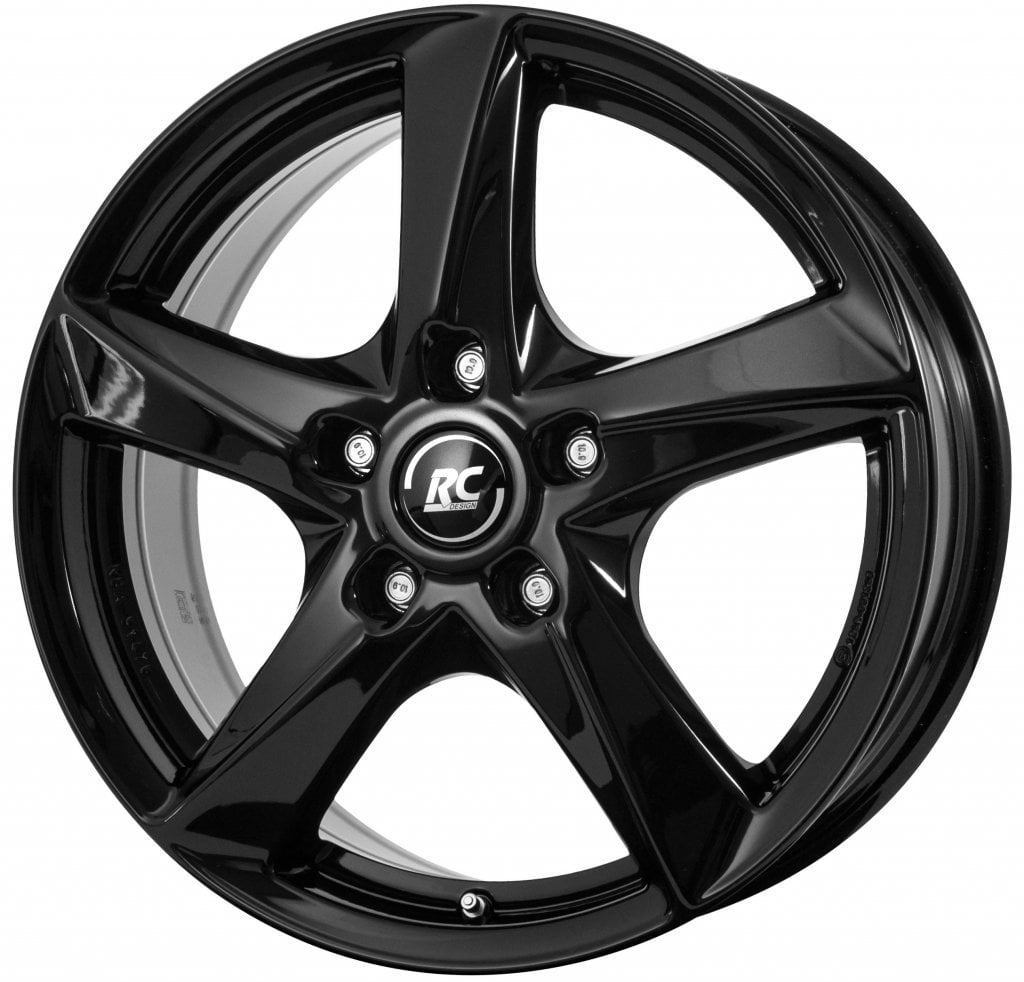 Jantă RC Design RC30T 7Jx17 ET46 5x108 Schwarz Glanz