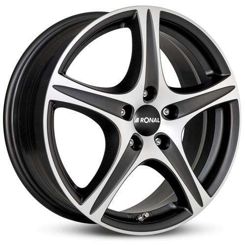 Jantă Ronal R56 6.5Jx16 ET40 4x108 Mattschwarz-Frontkopiert
