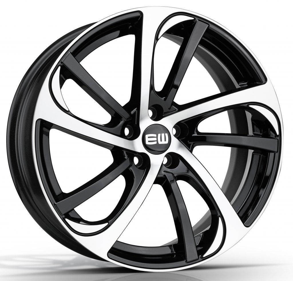 Jantă Elite Wheels Storm 7.5Jx18 ET38 4x100 black polished