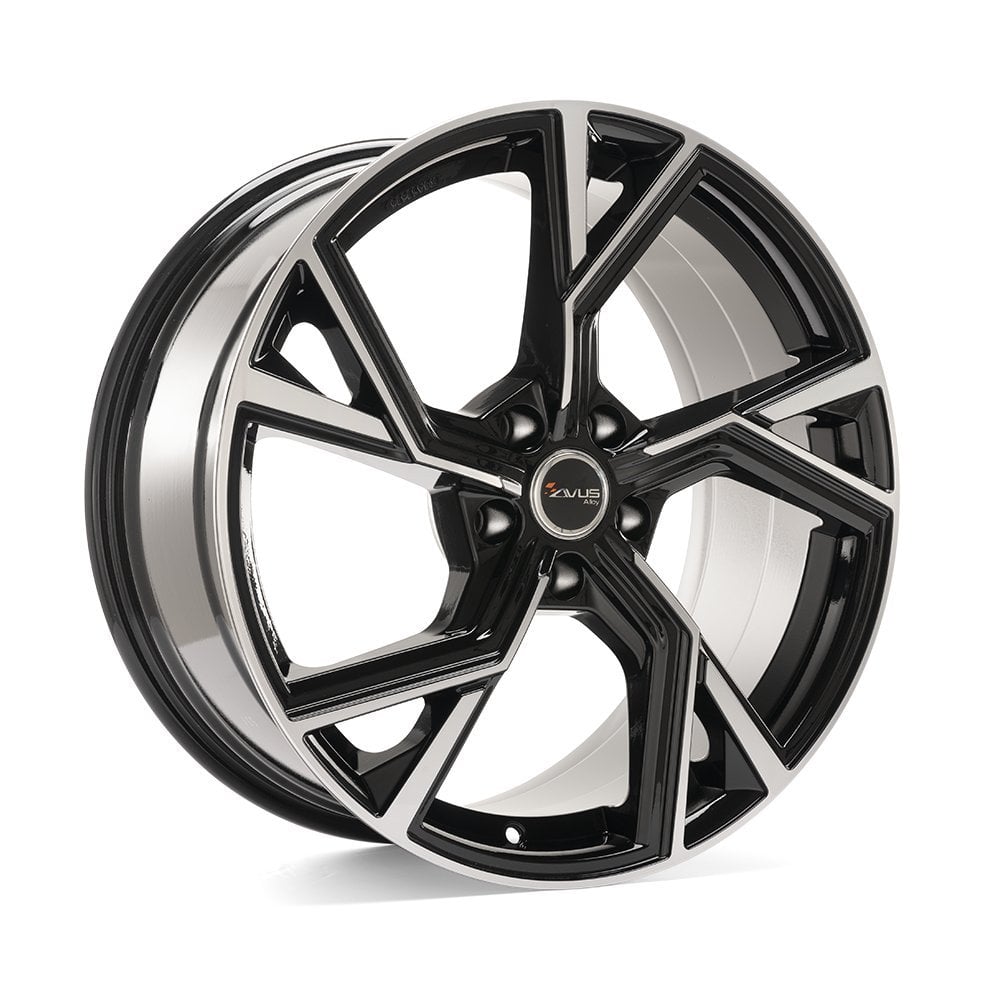 Jantă Avus AF20 8Jx18 ET48 5x112 black polished