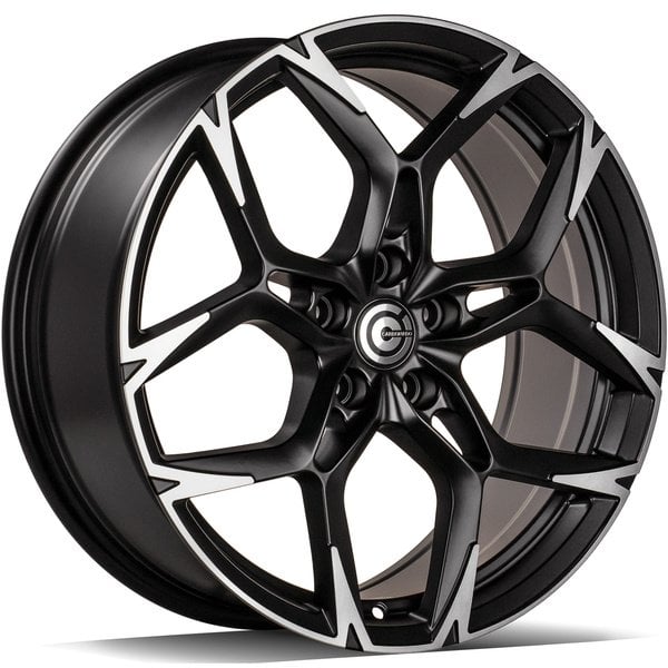 Jantă Carbonado Monster 8Jx18 ET40 5x112 BFP Black Half Matt Polished
