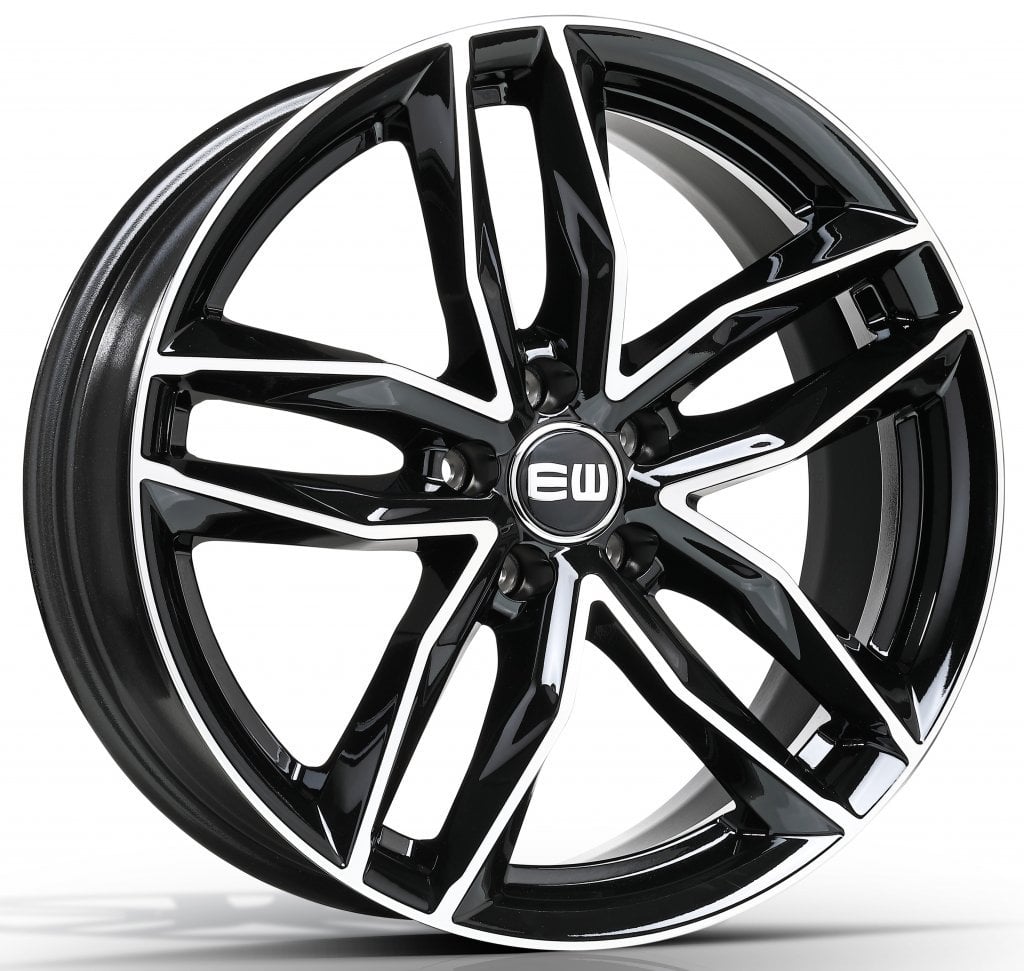 Jantă Elite Wheels Must 8Jx18 ET35 5x100 black polished