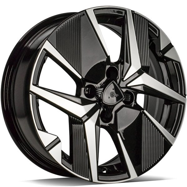 Jantă Carbonado Loire 6.5Jx16 ET40 5x108 FP Black Front Polished