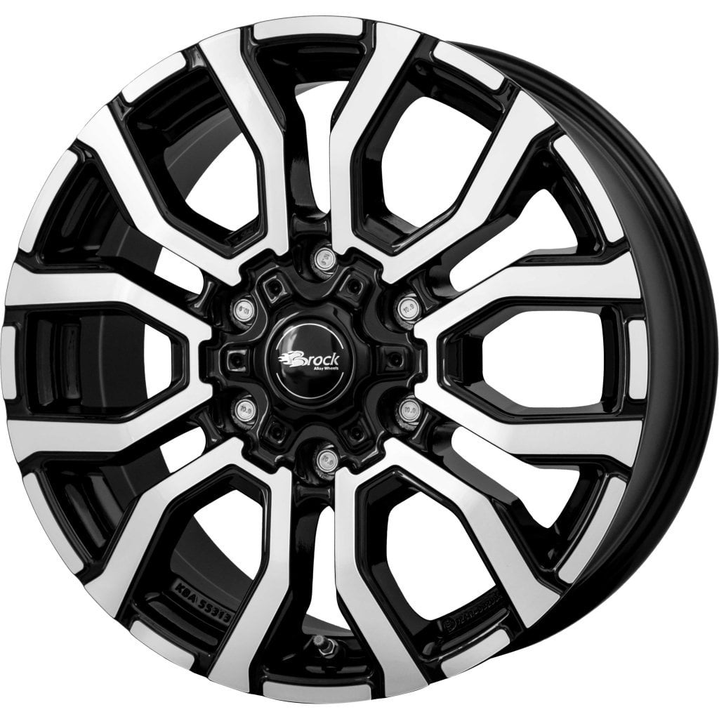 Jantă RC Design RC35 6.5Jx16 ET54 6x130 Schwarz Glanz Voll-Poliert
