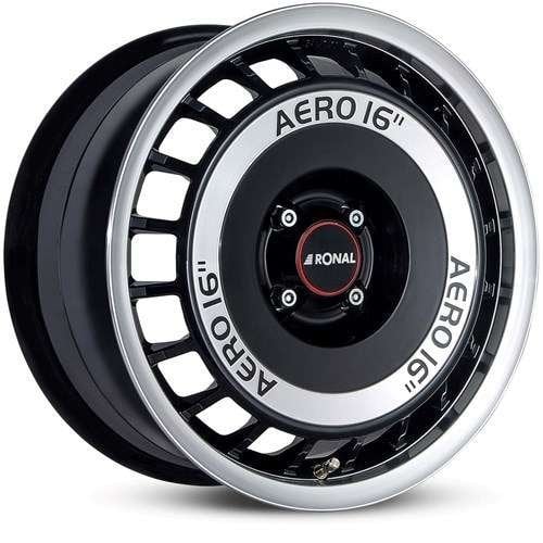 Jantă Ronal R50 7.5Jx16 ET38 4x100 Schwarz-Frontkopiert